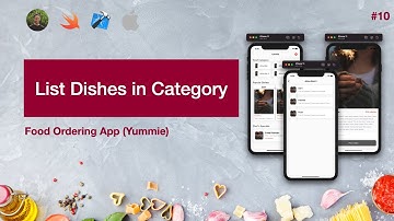 10. List Dishes in Category | Swift 5, XCode 12