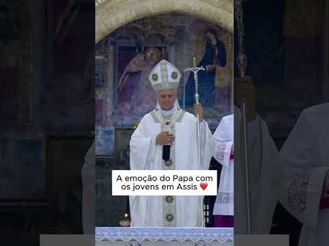 🥹 #papaleãoxiv se emociona diante dos jovens em Assis