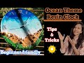 Beginner friendly  ocean theme resin art clock  resin art