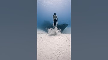 Poseidon- Freediving the underwater world in Malta 🔱 No O2 , apnea , breath hold . P31 shipwreck.