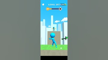 Sword play Level 297 - Ninja Slice Runne‪r‬ Gameplay Solution Walkthrough #Shorts