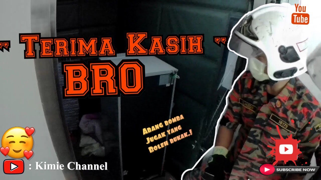 Terima Kasih Bro. Abang bomba jugak yang boleh bukak- | KHIDMAT KHAS LIFT SANGKUT