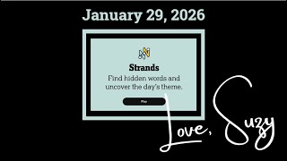Strands Theme of the Day for January 29, 2026: Talk of the town screenshot 4