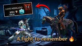Almost cried fighting This Rank 2 player 😩 EXTREME INTENSE BATTLE | Shadow Fight 4 Arena  screenshot 3