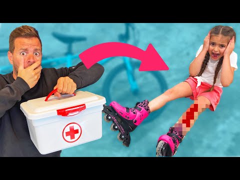 CLAUDIA SE CAE CON LOS PATINES Itarte Vlogs