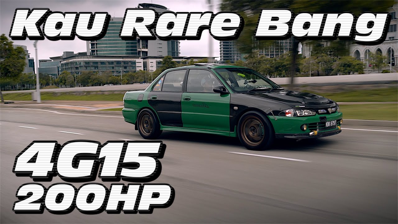 Proton Wira Turbo 4G15 200HP Kau Rare Bang! YouTube