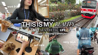 Download Lagu Realistic Jakarta Work Life | rainy days, banjirrr, Bekasi–Jakarta Commute (5AM–10PM) *daily vlog* MP3