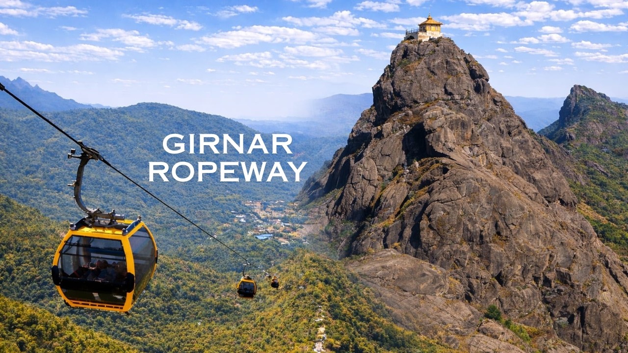 Girnar Hills By Ropeway | Junagadh Girnar Hills | Junagadh Gujarat | Girnar ropeway | Girnar Hills