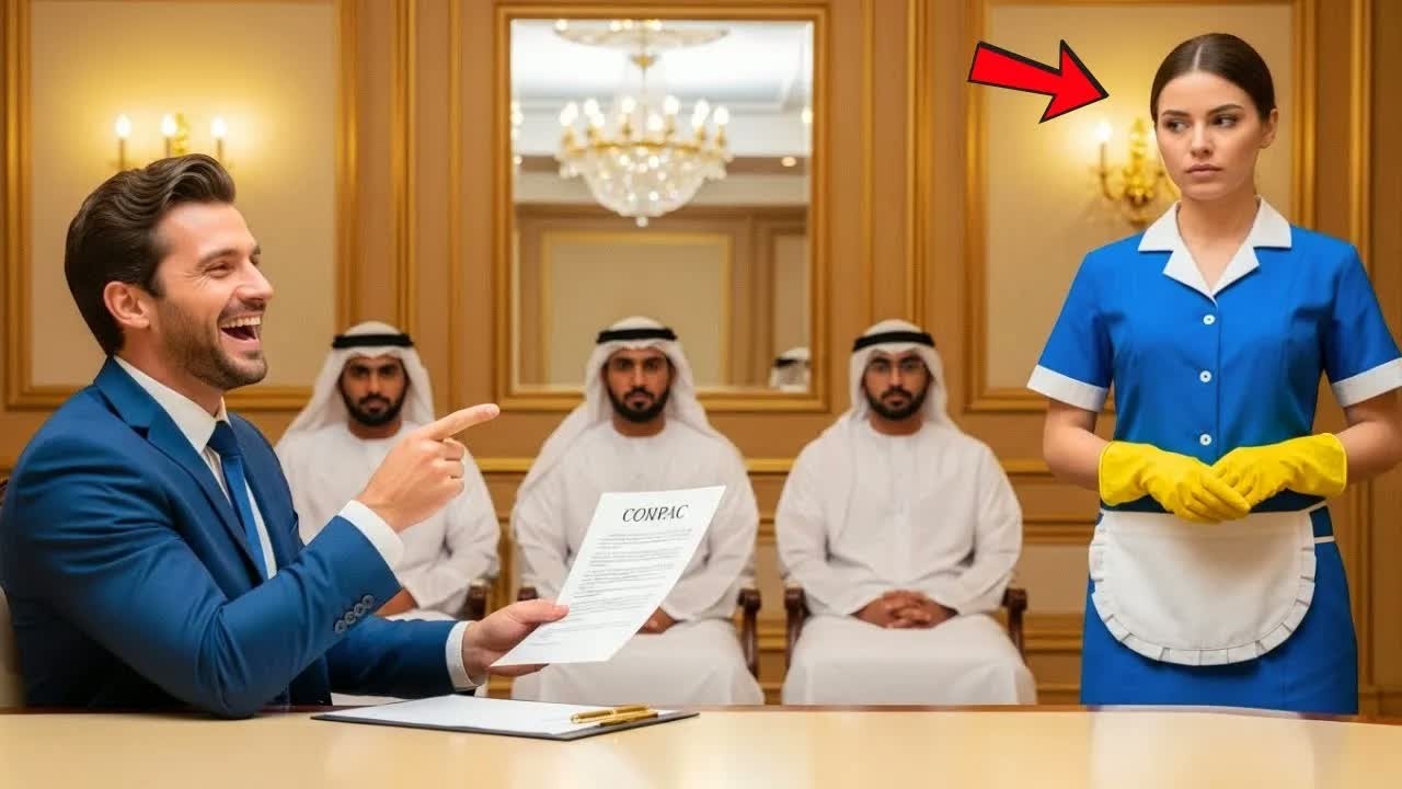 ＂¡CIERRA EL NEGOCIO CON LOS ÁRABES Y TE HAGO CEO!＂ — EL MILLONARIO SE RÍE… Y ELLA LO CALLA