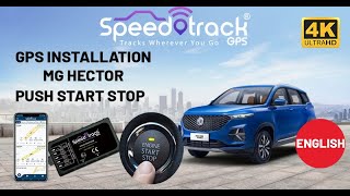 🆕Speedotrack GPS Installation Mg Hector Push Start Stop No Wire Cut Engine Control 910 920 English4K screenshot 5