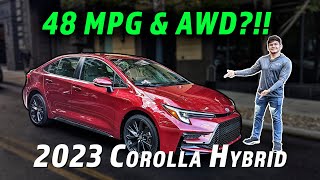 The Affordable Fuel-Sipping Sedan With AWD | 2023 Toyota Corolla Hybrid AWD First Drive