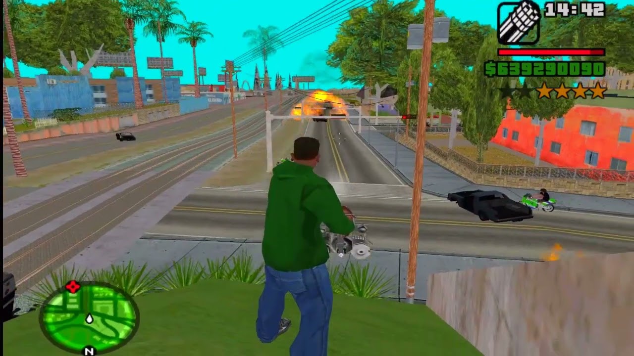 GTA San Andreas -  Machine Gun Rampage -  Free Roaming #gaming #gta
