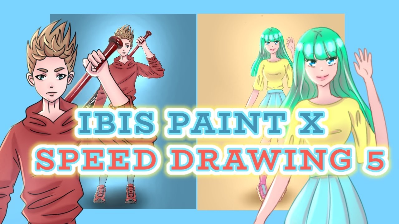 Speed Drawing 5 - ibisPaint X - YouTube