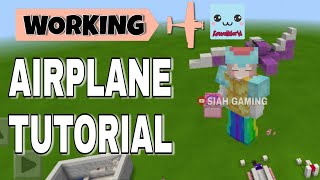 Airplane Tutorial | minecraft tricks tried in Kawaii World