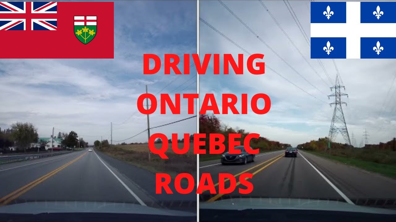 DRIVING SCENIC ROADS FROM ONTARIO TO QUEBEC CANADA🇨🇦 4K YouTube