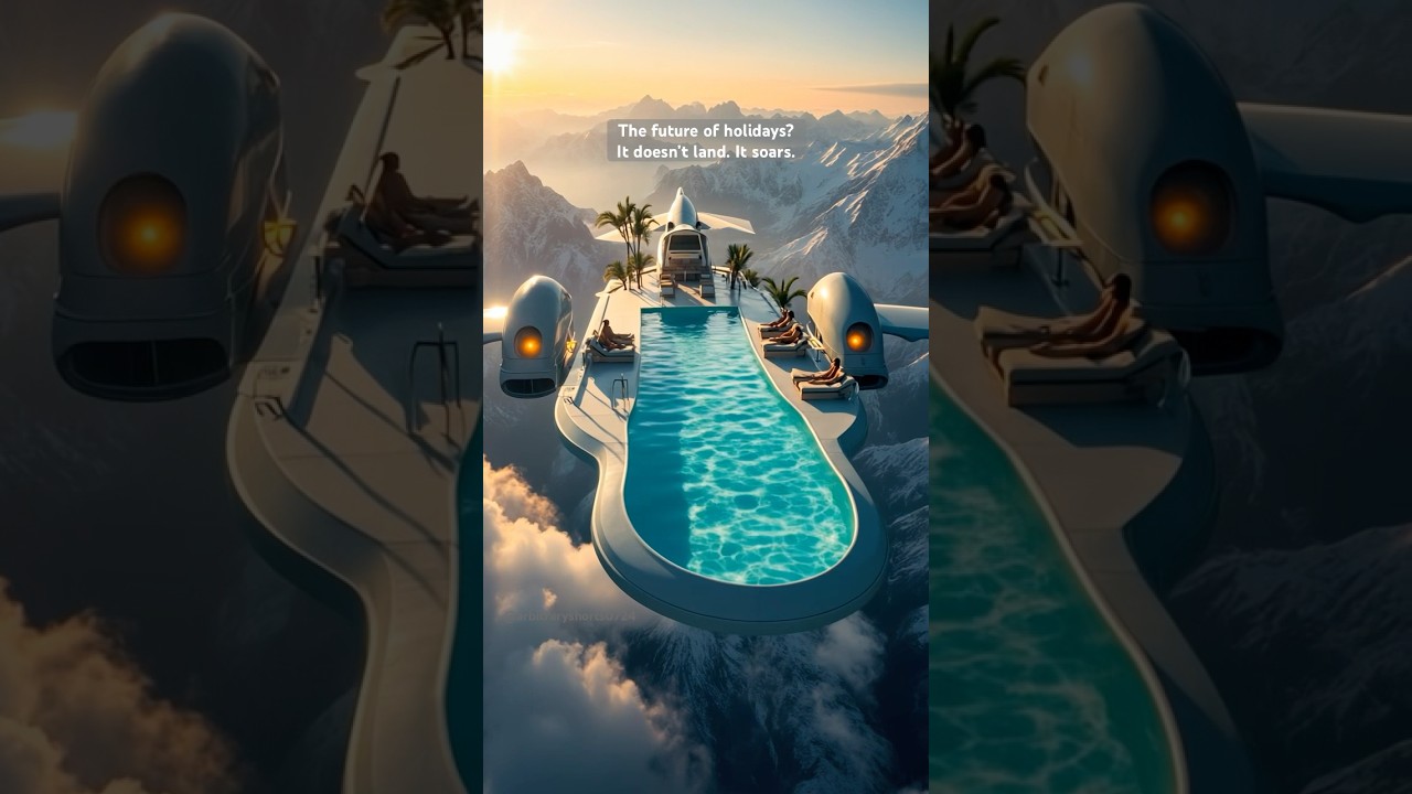 Futuristic holiday | luxury | sky pool vacation 