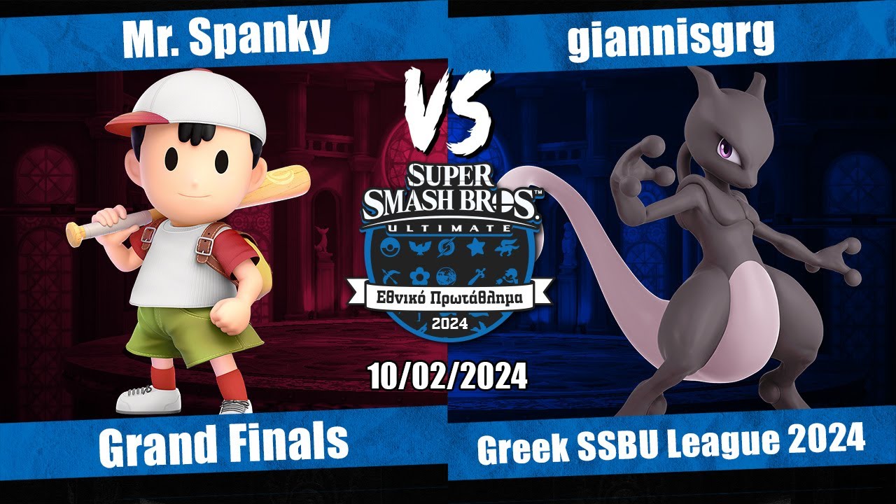 Greek SSBU League 2024 Round 4 - Grand Finals - Mr. Spanky (Ness) vs giannisgrg (Mewtwo)