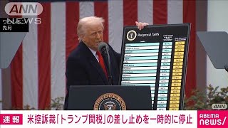米控訴裁「トランプ関税」の差し止めを一時的に停止　政権側上訴受け(2025年5月30日)