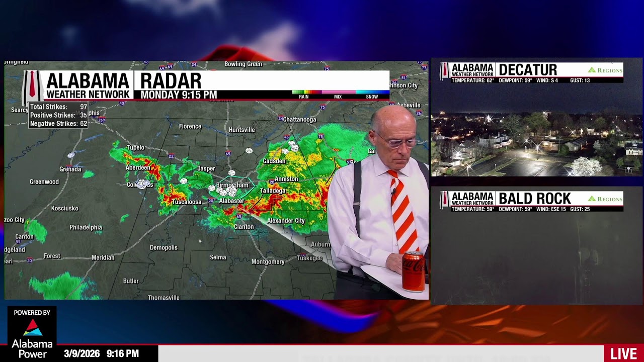 Alabama Weather Network Live Weather Coverage