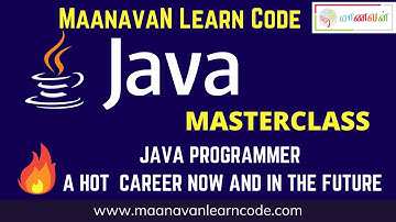Java Masterclass in Tamil | Java Full Stack Developer Training | Online Class