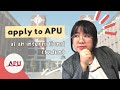 🇯🇵 (EVERYTHING EXPLAINED) How to apply to APU as an International Student | Annie Hoang