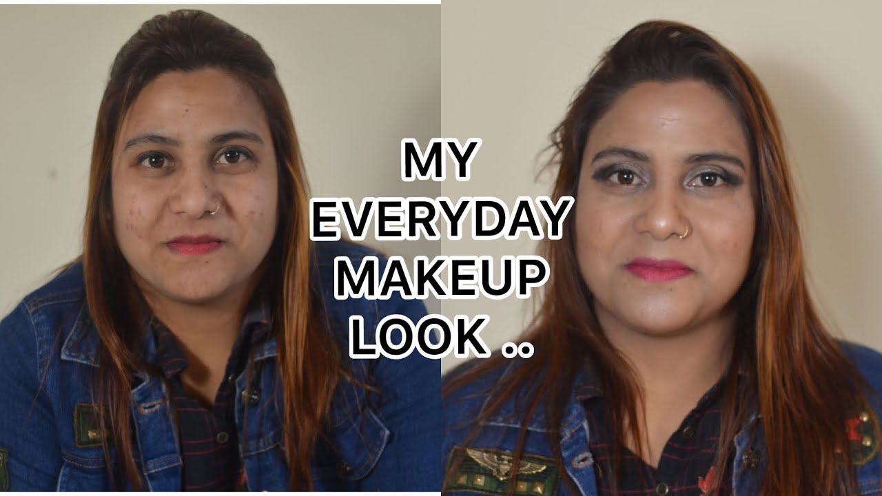MY EVERYDAY MAKEUP LOOK TUTORIAL FOR BEGINNERS - EASY MAKEUP LOOK - YouTube