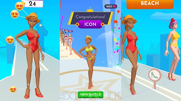 Fashion Battle Gameplay 👉, Gameplay All Levels Walkthrough ios - Top 10 New Android Games 2021