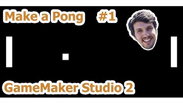 [Beginner Tutorial] Make a Pong in GameMaker Studio 2 #1 [No Code]