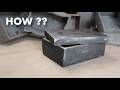 Forging a Steel Box With No Cuts and No Welding (After Many Failures)