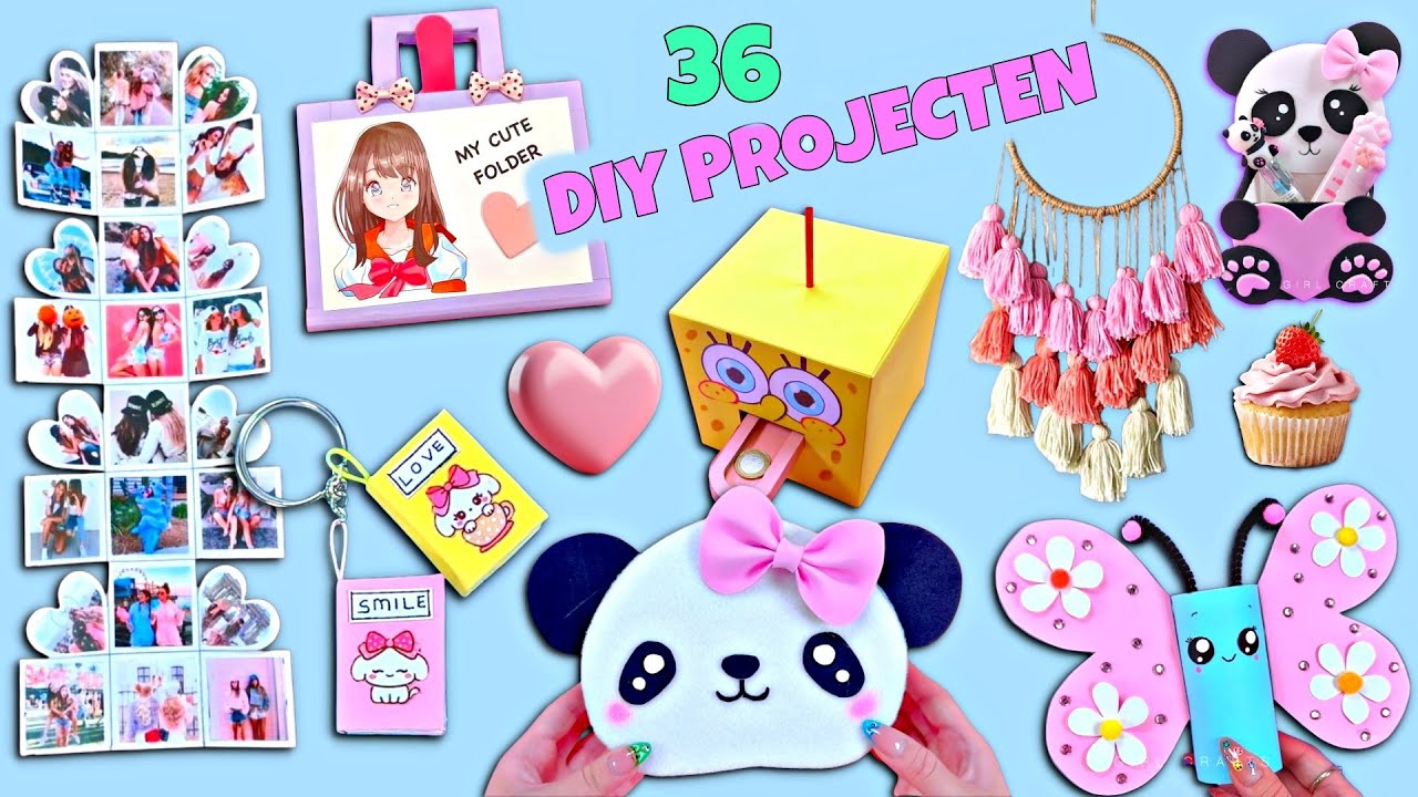 36 LEUKE EN BUDGETVRIENDELIJKE DIY’S VOOR THUIS – DECORATIE, SCHOOLSPULLEN & MEER!