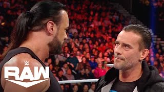 CM Punk and Drew McIntyre Talk Old Grudges | WWE Raw Highlights 1/8/24 | WWE on USA