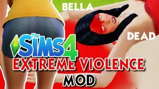 THE SIMS 4 | EXTREME VIOLENCE MOD | BELLA GOTH IS DEAD   TWERKING FOR MONEY