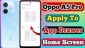 Oppo A5 Pro 5g App Drawer Setting Kaise On Kare // How To App Drawer Setting On Oppo A5 Pro 5g