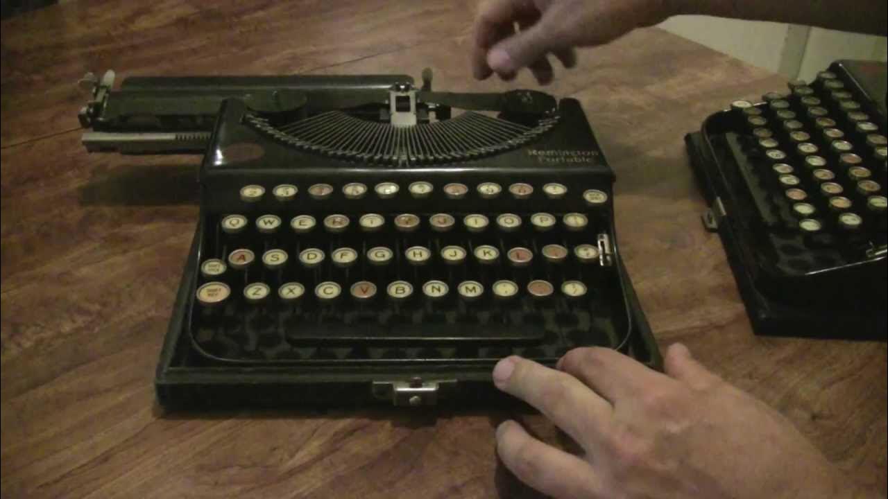 Remington Portable noire USA 1921