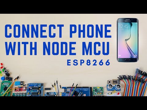 How to connect node mcu with smartphone using mobile hotspot? | Wifi Connection Program of Node MCU