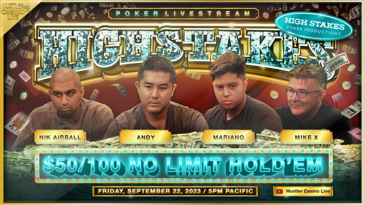 HIGH STAKES $50/100 w/ Mariano, Nik Airball, Andy, Mike X, Charles, Henry \u0026 Dr. P