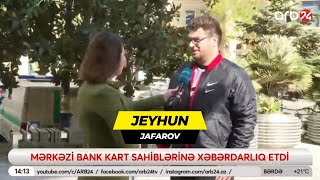 Bank kartlarına müdaxilə  - Canlı yayım ARB 24