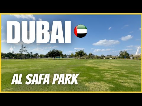 DUBAI, Al Safa Park The most peaceful place in the Center of the City! Walking Tour