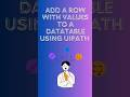 How to add new row values to a datatable using UiPath?|Add DataRow activity|#uipath #rpa #shorts