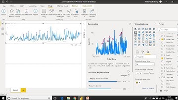 Anomaly Detection Preview in Microsoft Power BI