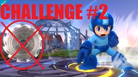 Super Smash Bros for Wii u Challenge #2: Megaman no projectiles