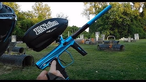 New 2017 Shocker XLS paintball gun from SP - first shooting video