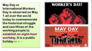 SSC- Unit 3; Lesson 2B  May Day