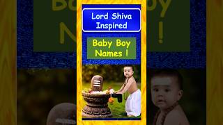 Baby Boy Names Inspired with Lord Shiva - With Meaning #babyname #boynames #boynames2023