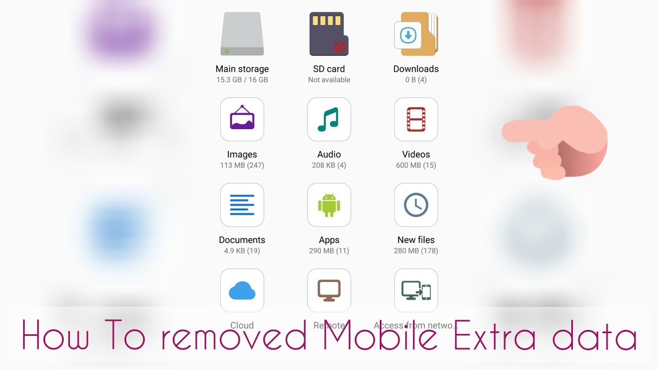 How To Remove Extra Files In Mobile | How To Empty Storage Through File Manager