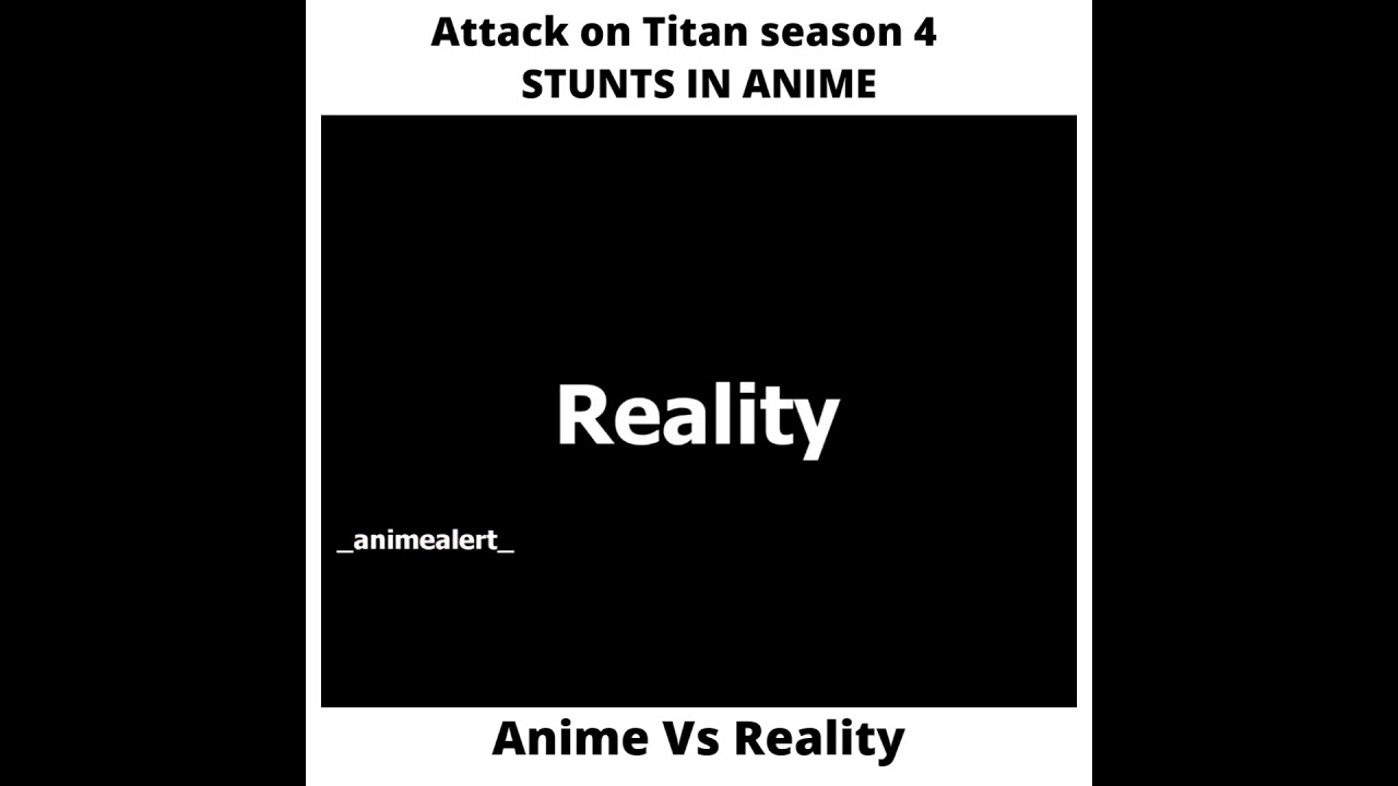 Attack on Titan Stunts (Anime vs Reality)