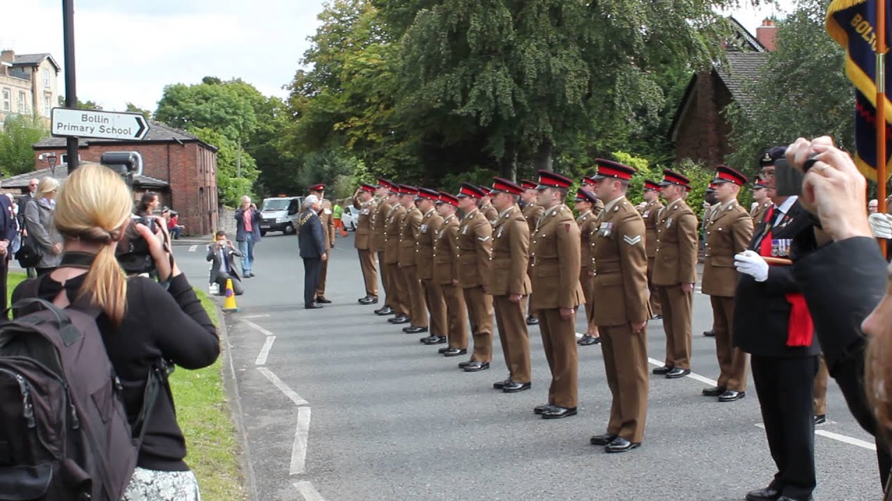 Unveiling Of Blue Plaque To Captain Edward Kinder Bradbury Vc Bowdon Cheshire Youtube