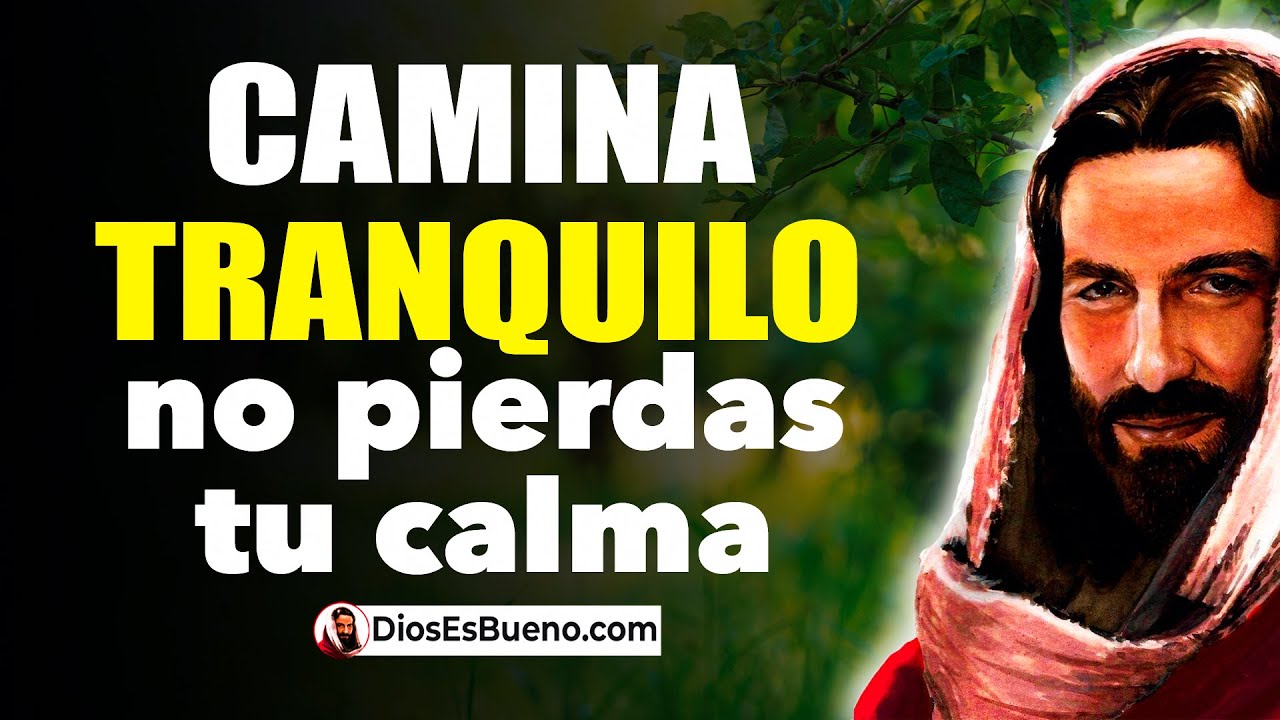 DIOS TE DICE HOY: Camina Tranquilo No Pierdas tu Calma, Hoy Tendrás ...