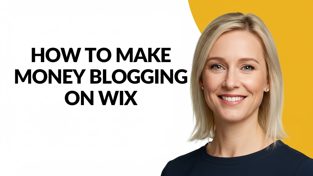HOW TO MAKE MONEY BLOGGING ON WIX - Julia'sTutorials