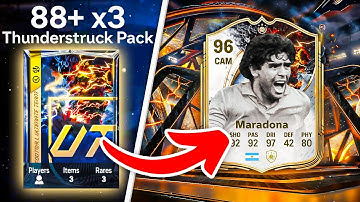 88+ x3 THUNDERSTRUCK RANK 1 PAKJES! 🥳 FC 26 Ultimate Team